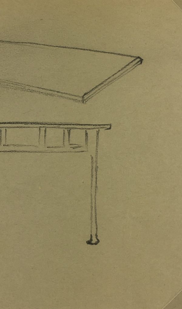 Architecture Original Art - Table, Germaine Barbier, c.1915