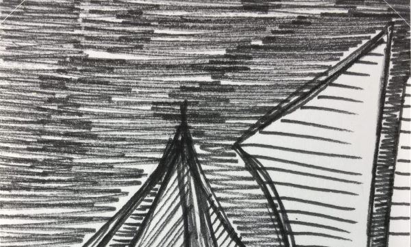Black & White Modern Original Art - Modern Sketch, French, 2000s