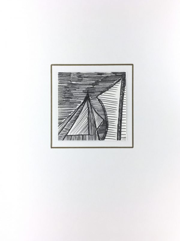 Black & White Modern Original Art - Modern Sketch, French, 2000s