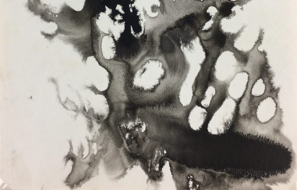 Black & White Modern Original Art - Ink on Paper - Illusions, 1990s