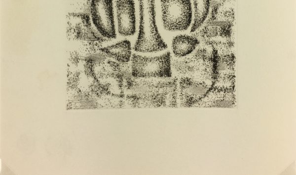 Black & White Modern Original Art - Otherworldly, Grangié, French, c.1960