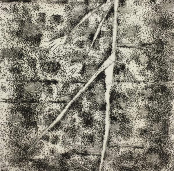 Black & White Modern Original Art - Otherworldly, Grangié, French, c.1960