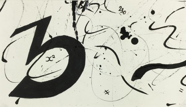 Black & White Modern Original Art - Numerical, Modern, 2000s
