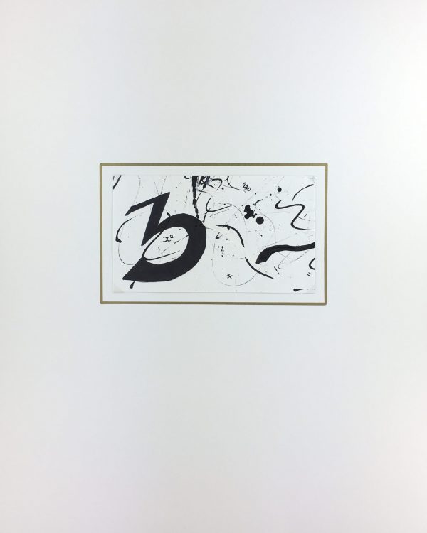 Black & White Modern Original Art - Numerical, Modern, 2000s