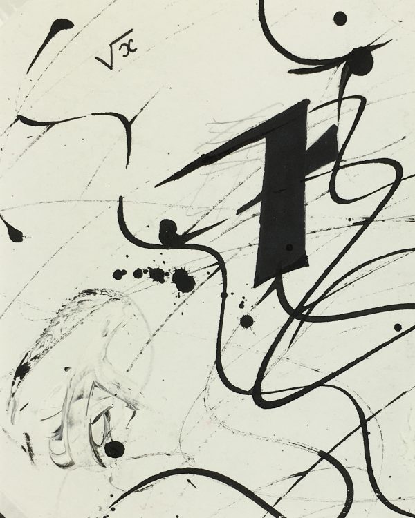 Black & White Modern Original Art - Numerical, Modern, 2000s