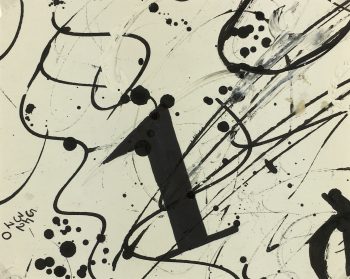 Black & White Modern Original Art - Numerical, Modern, 2000s