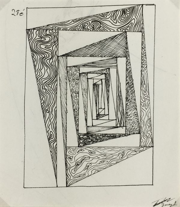 Black & White Modern Original Art - Melancolia, Irving Ambriz, 2012