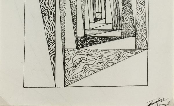 Black & White Modern Original Art - Melancolia, Irving Ambriz, 2012
