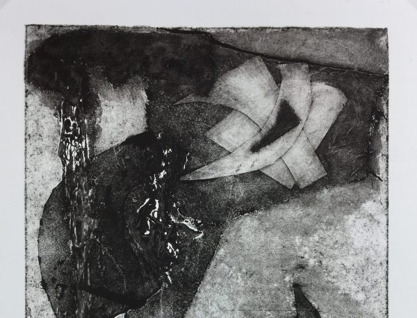 Black & White Modern Original Art - Abstract, Kisime Varner, c.1990