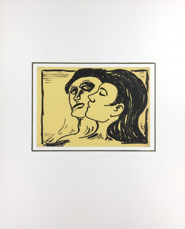 Black & White Modern Original Art - Loved Poet, Werner Bell, c.1960