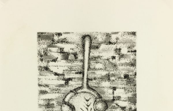 Black & White Modern Original Art - Otherworldly, Grangié, French, c.1960