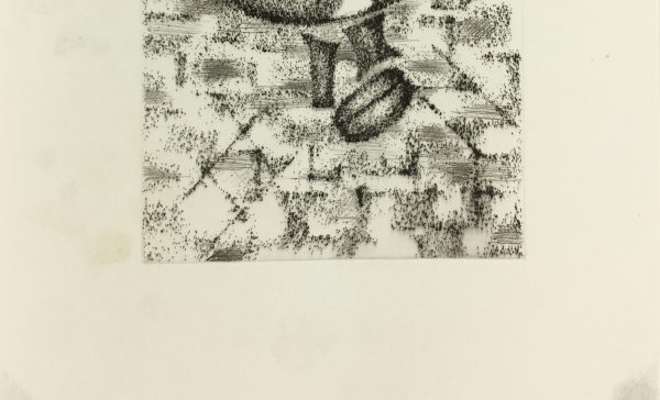 Black & White Modern Original Art - Otherworldly, Grangié, French, c.1960