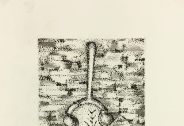 Black & White Modern Original Art - Otherworldly, Grangié, French, c.1960