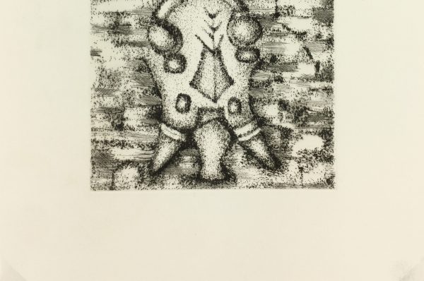 Black & White Modern Original Art - Otherworldly, Grangié, French, c.1960