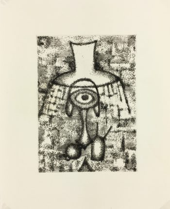 Black & White Modern Original Art - Otherworldly, Grangié, French, c.1960