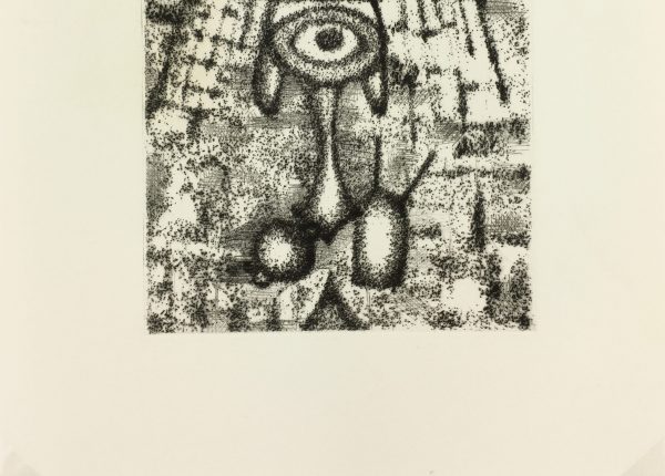 Black & White Modern Original Art - Otherworldly, Grangié, French, c.1960