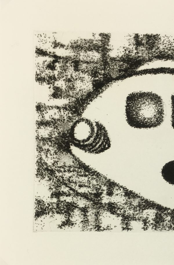 Black & White Modern Original Art - Otherworldly, Grangié, French, c.1960