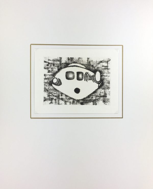 Black & White Modern Original Art - Otherworldly, Grangié, French, c.1960