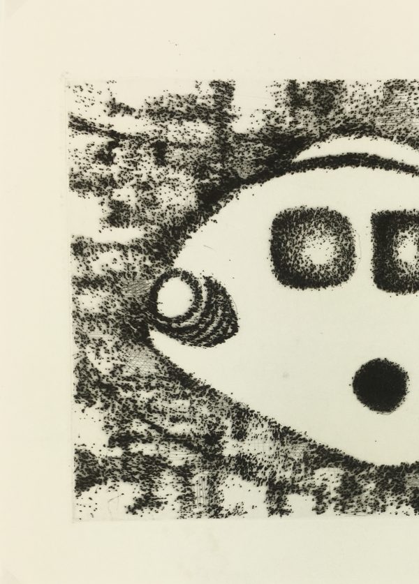 Black & White Modern Original Art - Otherworldly, Grangié, French, c.1960