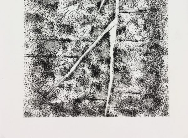 Black & White Modern Original Art - Otherworldly, Grangié, French, c.1960