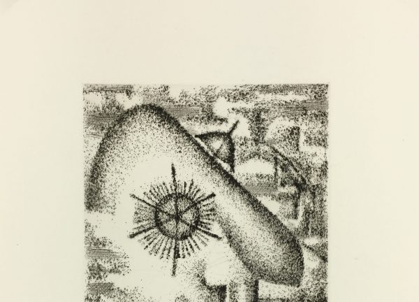 Black & White Modern Original Art - Otherworldly, Grangié, French, c.1960