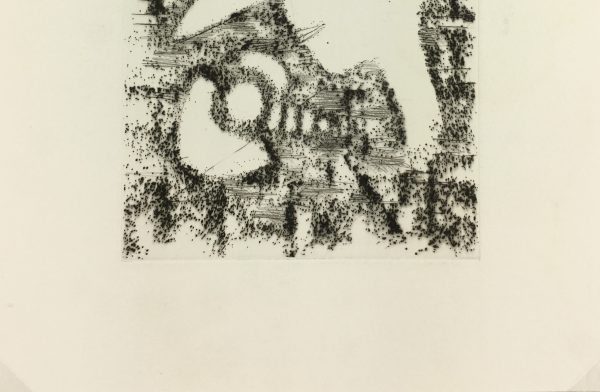 Black & White Modern Original Art - Otherworldly, Grangié, French, c.1960