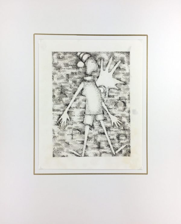 Black & White Modern Original Art - Otherworldly, Grangié, French, c.1960
