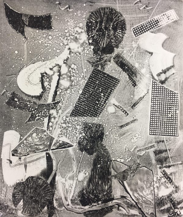 Black & White Modern Original Art - Abstract, Kismine Varnier, 2006