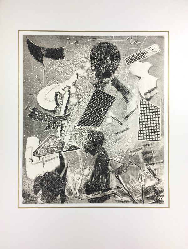 Black & White Modern Original Art - Abstract, Kismine Varnier, 2006