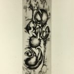 Black & White Modern Original Art - Otherworldly, Grangié, French, c.1960