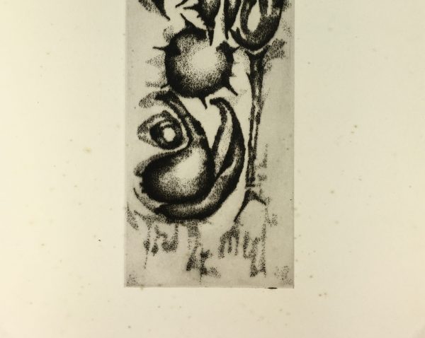 Black & White Modern Original Art - Otherworldly, Grangié, French, c.1960