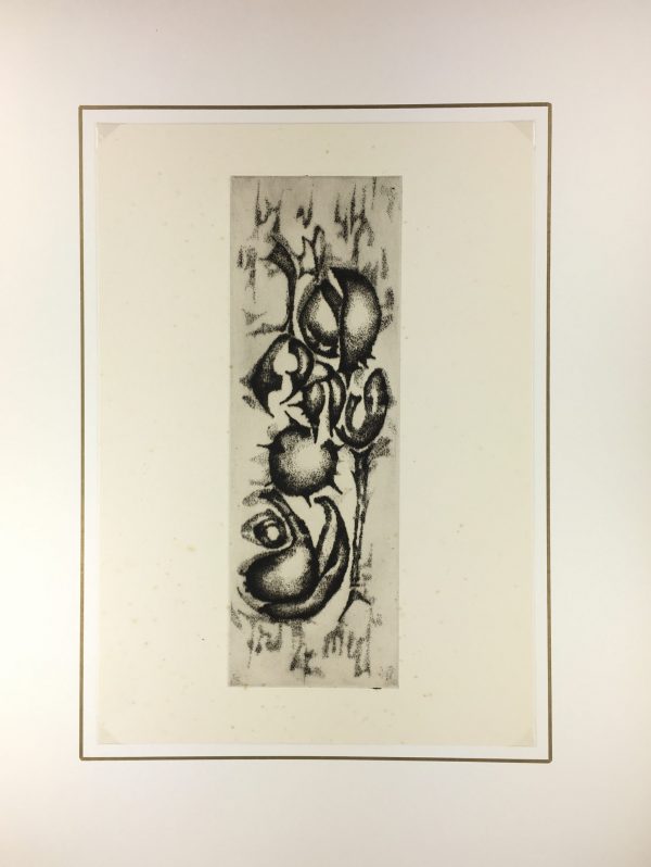 Black & White Modern Original Art - Otherworldly, Grangié, French, c.1960