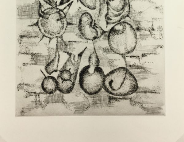 Black & White Modern Original Art - Otherworldly, Grangié, French, c.1960