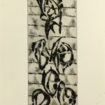 Black & White Modern Original Art - Otherworldly, Grangié, French, c.1960