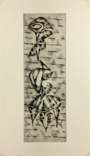 Black & White Modern Original Art - Otherworldly, Grangié, French, c.1960