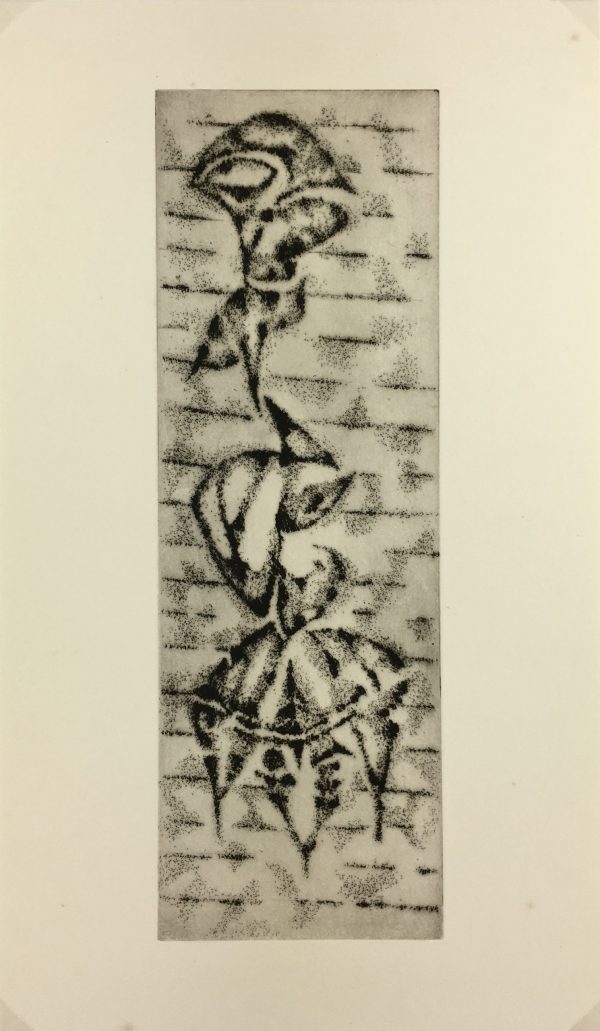 Black & White Modern Original Art - Otherworldly, Grangié, French, c.1960