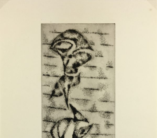 Black & White Modern Original Art - Otherworldly, Grangié, French, c.1960