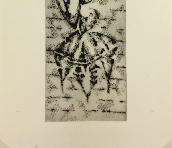 Black & White Modern Original Art - Otherworldly, Grangié, French, c.1960