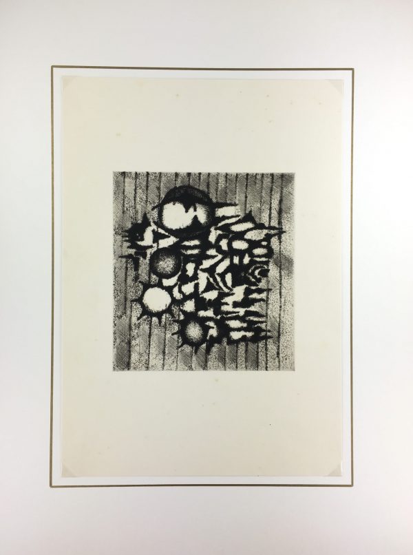 Black & White Modern Original Art - Otherworldly, Grangié, French, c.1960