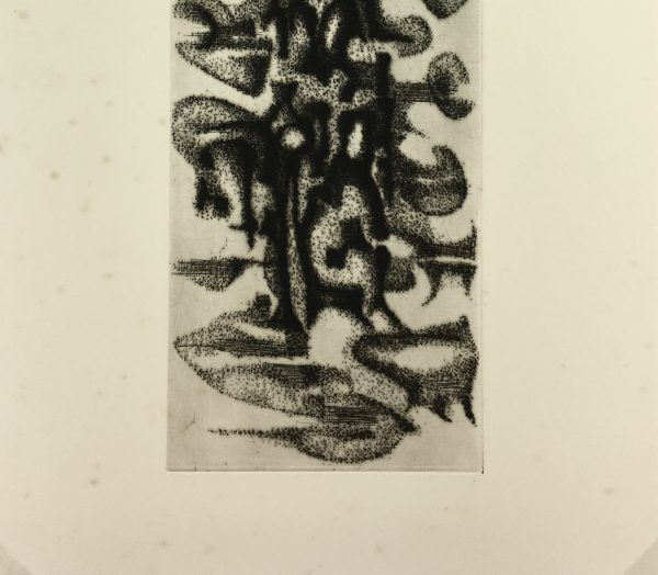 Black & White Modern Original Art - Otherworldly, Grangié, French, c.1960