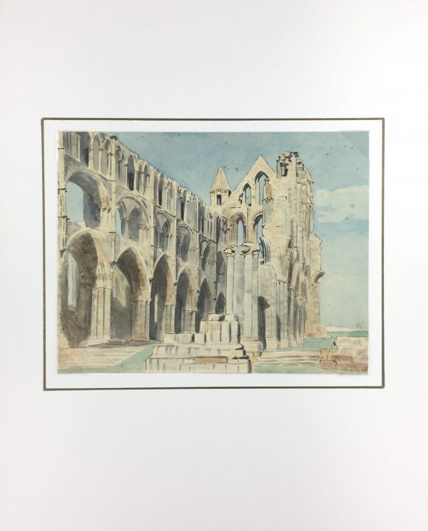 Churches & Chapels Original Art - Watercolor - Old Church, c.1930