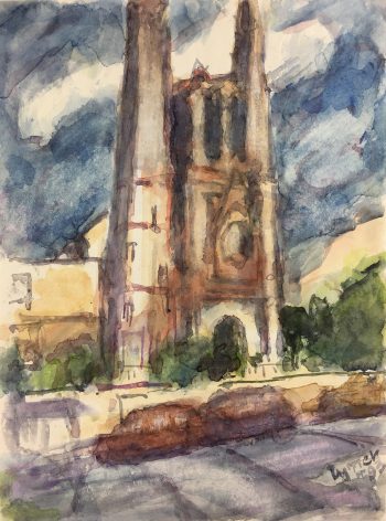 Churches & Chapels Original Art - Cathedral, Zymek, 1993