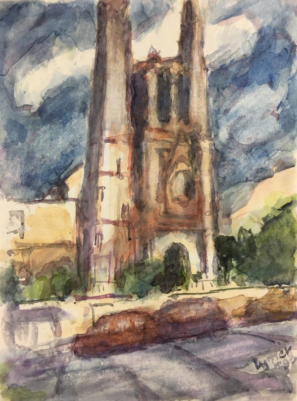 Churches & Chapels Original Art - Cathedral, Zymek, 1993