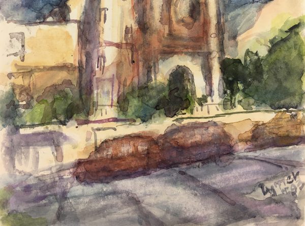 Churches & Chapels Original Art - Cathedral, Zymek, 1993