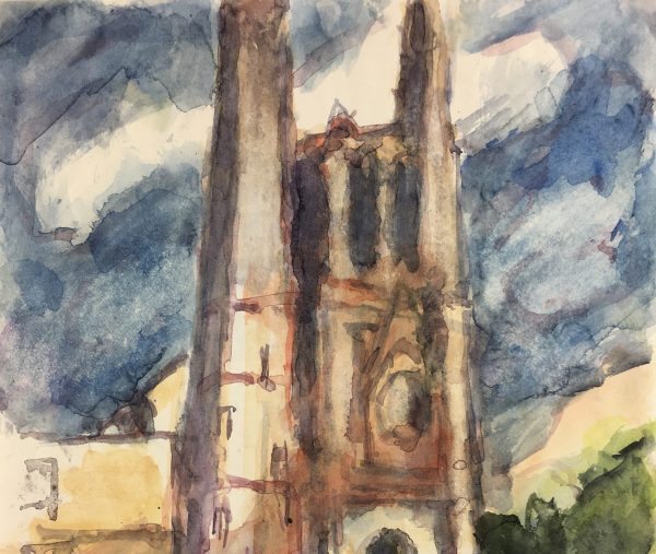 Churches & Chapels Original Art - Cathedral, Zymek, 1993
