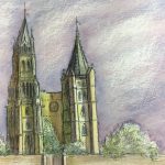 Churches & Chapels Original Art - Church, Fischer, c.1960