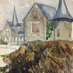 Coastal France Original Art - Coastal Brittany, G Jessing, 1918