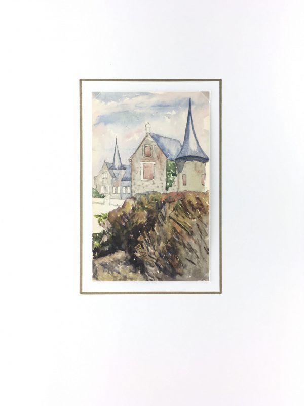 Coastal France Original Art - Coastal Brittany, G Jessing, 1918