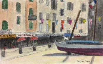 Coastal France Original Art - Brittany Coast, Signed, French, c.1970
