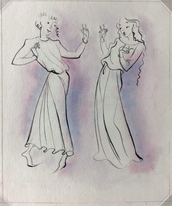 Dance Original Art - Dance, Belgium, c.1930